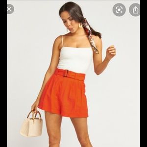 Show Me Your MuMu Percy shorts NWT
